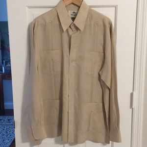 Gorgeous 100% Linen Guayabera
